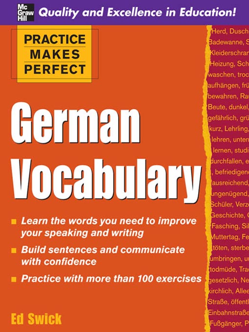 german words in english lexicon